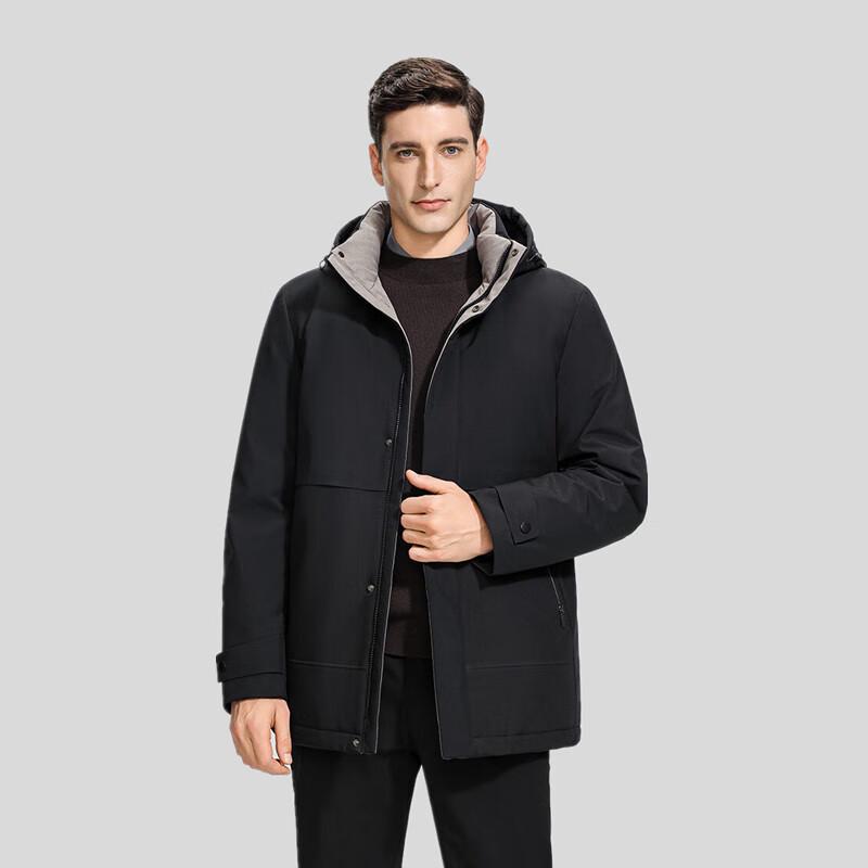 ROMON Men s Hooded Short Puffer Jacket 180