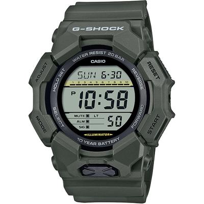 G-SHOCK GD-010-3JF [G-SHOCK 10-JAHRES-BATTERIE-SERIE] Runde Herrenuhr, grün, digital