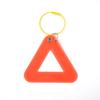 1PC Reflective Signs Triangle Signs Safety Warning For Bicycle Hanging Tag W Elastic Cord Bike Night Visible Riding Safety