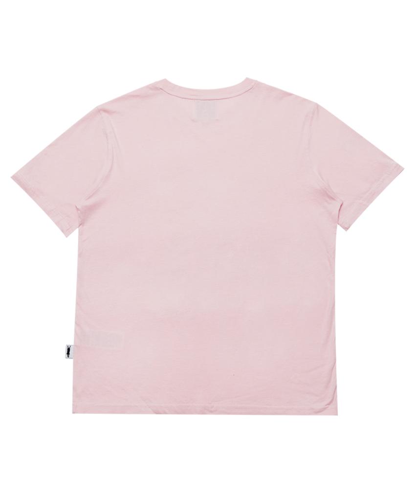 Pipilapin Drawing Of Pipis Wearing Women'S Dresses Basic T-Shirt/Fs2Wts08W Pink