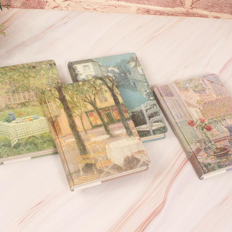 Hardcover Retro Color Inner Pages Hardcover Diary Notebook Notebooks