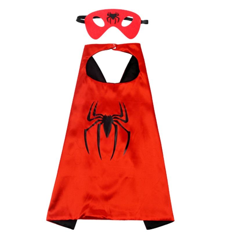 Spider-man Heldenumhang und Maske Halloween Cartoon Anime Launcher Handschuh Uhr Set