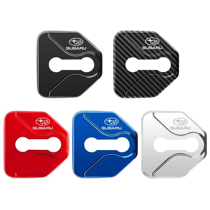 Subaru Door Striker Door Lock Cover Cover Mirror Finish Plating Paste Type Easy Installation