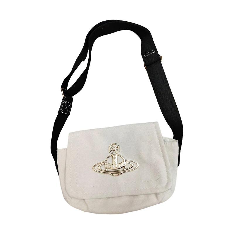 Damen Canvas Tasche Stilvoller Verstellbarer Schultergurt Einkaufstasche für Reisen Weiß