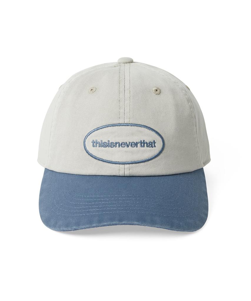THISISNEVERTHAT Overdyed E/T-Logo Cap Ivory/Blue