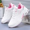 Shoes women's mesh breathable sneakers 2025 large size casual shoes lace-up air cushion not tired feet running shoes