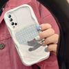 Case For iPhone 17Air 16E 17 16 Pro Max 15 Plus 11 PRO Max Cute Sweet Animals Dog Cat Wave Side Cartoon Soft Silicone Cover