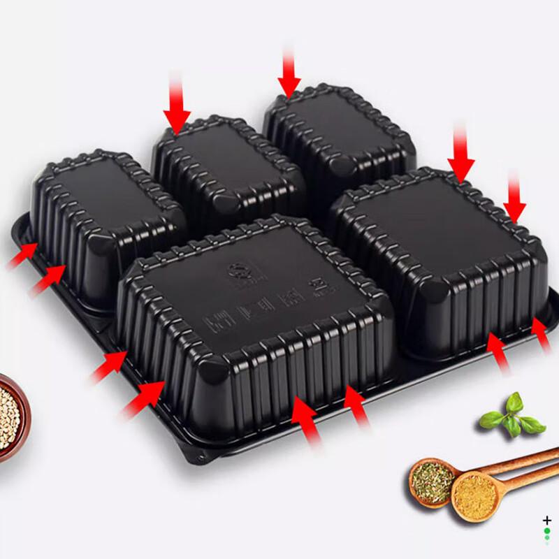 Jednorázové krabičky na jídlo Sheng Bi Lai se 3 přihrádkami