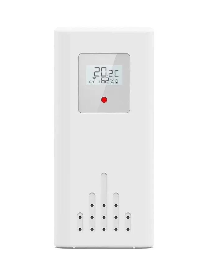 Multi -zone Weather Station with a Wireless Sensor. Termometer, Humidity, Table Hours, Alarm Clock.