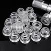100-20Pcs Transparent Faucet Leak-proof Sealing Gasket Valve Hose Silicone Washer Seal O Ring for Plumbing Plug Prevent Leakage