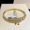 Mighty Snake Scale Serpentine Bracelet European and American Green Eyed Spirit Snake Handpiece