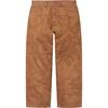 Stars Topstitch Baggy Jean Brown