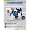 Verstellbarer Hunderollstuhl für die Hinterbeine, behinderte Haustiere, Katzen, Hunde, Mobilitätshilfe, Trolley, Beine, Rehabilitation, leichtes Haustier-Spazierwerkzeug