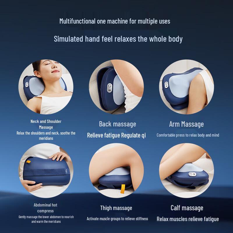 CLORIS A2 Portable Neck & Lumbar Massage Pillow