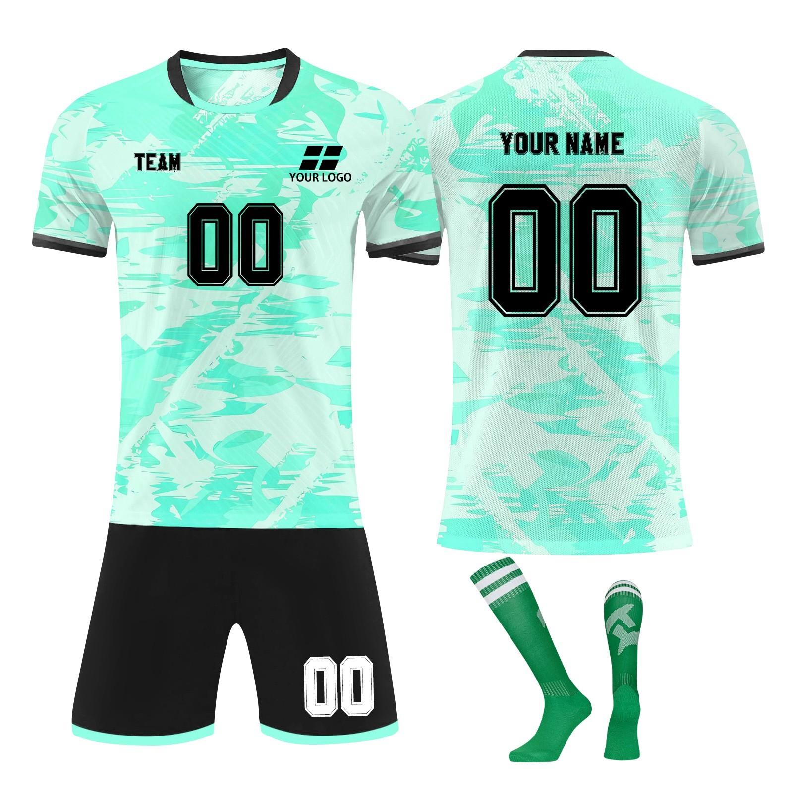 

Комплект персонализированных рубашек для мужчин и девочек с именем и номером, футбольные майки на заказ для мальчиков, тренировочный костюм 20