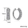 Cao Shi Boucles d'oreilles circulaires chic français - Boucles d'oreilles tendance haut de gamme pour mondaines élégantes