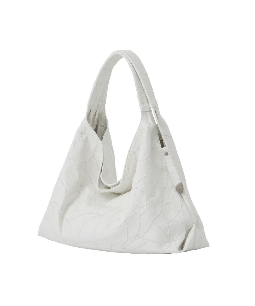 Sand Museum Cactus Hobo Bag [White]