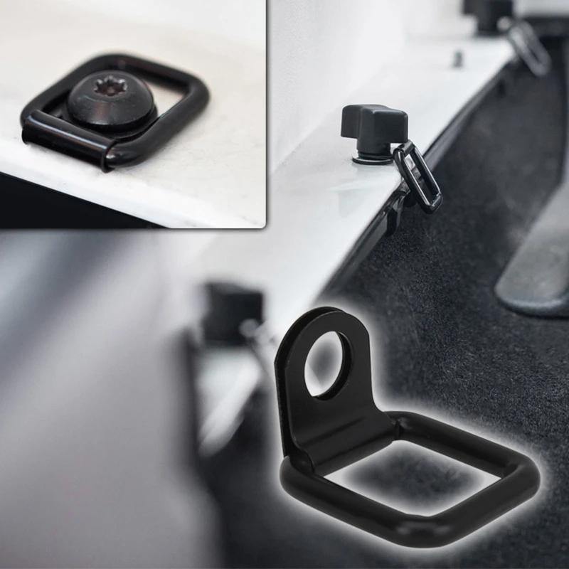 10Pcs Metal Pull Hook Anchor Cargo Tie Down Ring Retainer Fixing for Trailer,rear Box Pull Buckle Hook Modification Parts