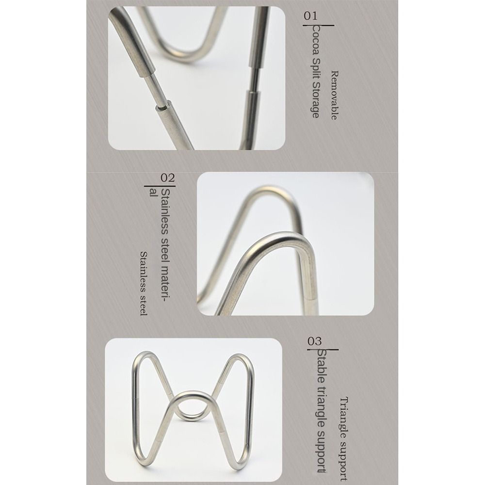 Detachable Outdoor Stove Support Rack Heat Resistant Small Stove Cooker Holder  Garden