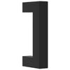 Furniture Handles 20 Pcs Black 64 Mm Stainless Steel
