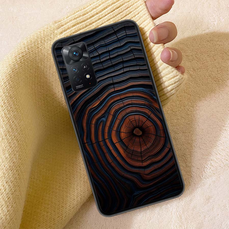 Wood Textures Phone Case For Redmi 13C 14C Note 14 13 Pro Plus 5G 12 12C 10A 10C 10 9A 9C 9T 9 8 8A K70 Pro Cover TPU Shell Coqu