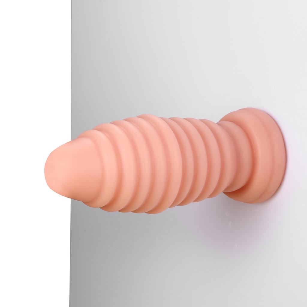 Threaded Bulb 20CM Anal Plug 8CM Coarse Anal Expander Threaded Suction Cup Dildo Adult Product