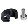10 Pcs Bike Fork Brake Hose Guides Bicycles Fork Brake Cable Housing Clamps CShaped Fixed Buckles Cable Hose Clamp