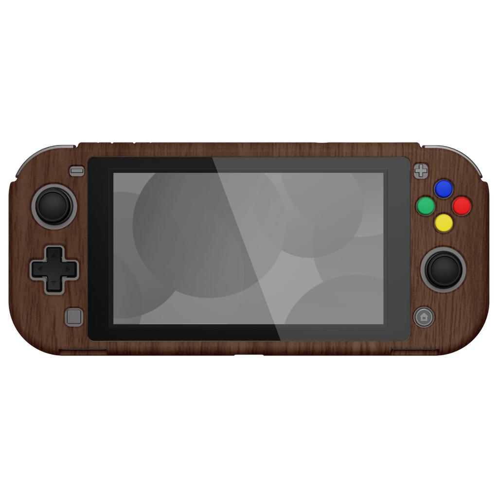 EXtremeRate PlayVital Capa Protetora Rígida para Switch Lite Inclui Vidro Protetor, Grips para Analógicos e Protetores para Botões (Modelado
