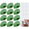10 Piezas Trepadora de Plantas en Forma de Hoja Autoadhesiva Invisible Gancho de Jardín Clip de Fijación Soporta Enredaderas Hogar Rastros Accesorios