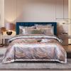 European Cotton Sateen Jacquard 4-Piece Skin-Friendly Bedding Set