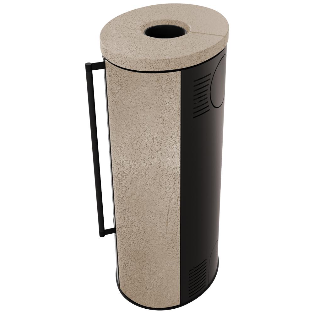 KRATKI ERIK Ø150 5.5 kW GOLD SATIN Ceramic Stove Lid with Soft Close