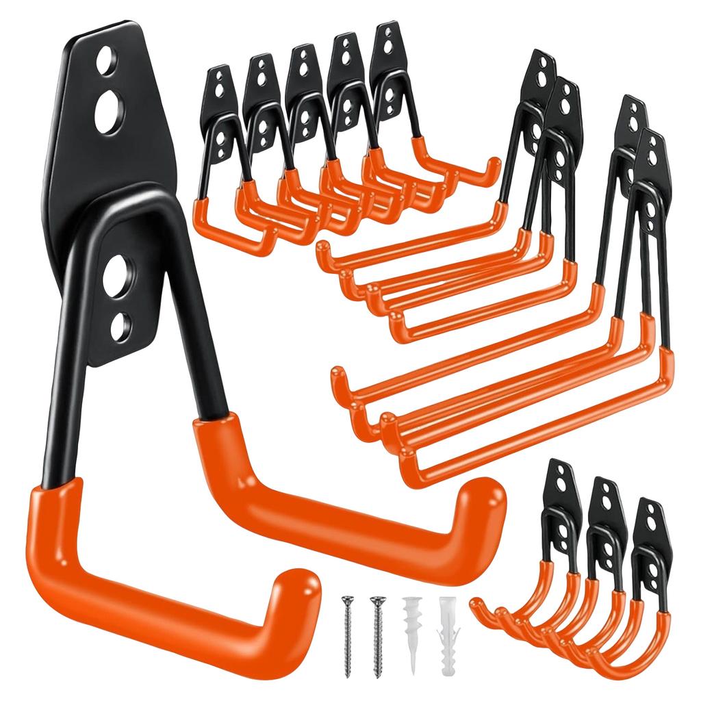 12 Piece Set Of Sturdy Garage Hooks,Garage Hooks, Garden Warehouses, Storage Items, Metal Hooks