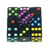 Black 16mm Acrylic Pips Dice Cubes - D6 Dice for Board Games, Fun and Teaching - 10Pcs