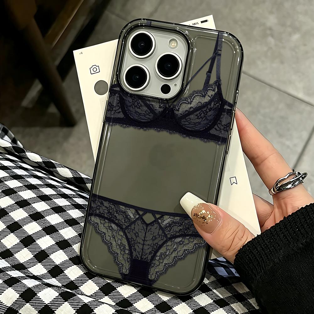 Hot Girl Style Funny Underwear Phone Case For Iphone 14 Pro Max 16 15 14 Pro 13 17 Air 12 11 15 Plus Shockproof Soft Cover