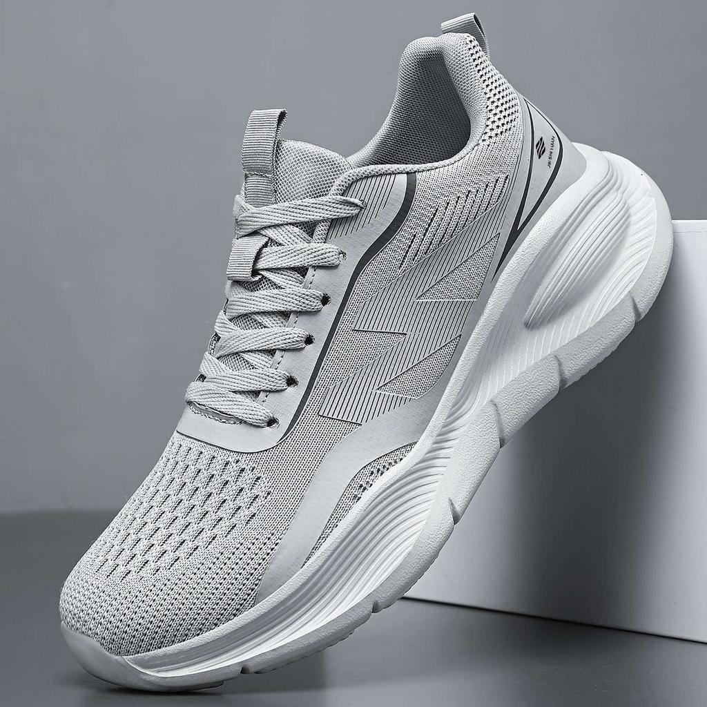 Men's shoes new mesh breathable shock-absorbing sports shoes soft sole fashionable versatile lightweight not tired feet casual shoes