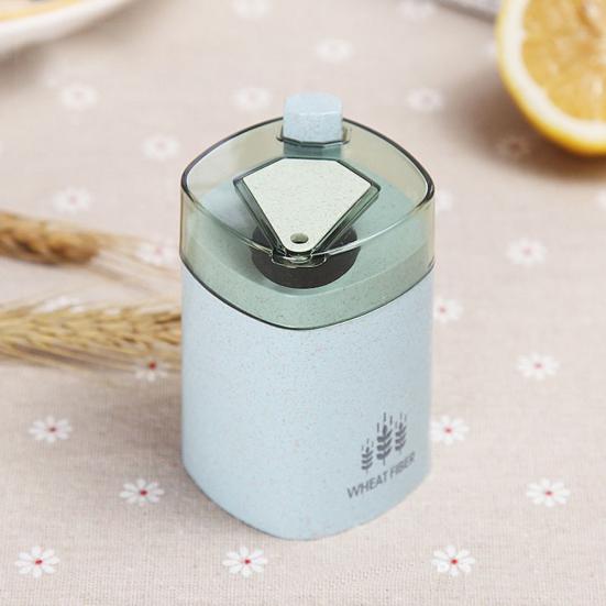 Fashion Plastic Straw Automatic Toothpick Holder Container Dispenser Home Decor