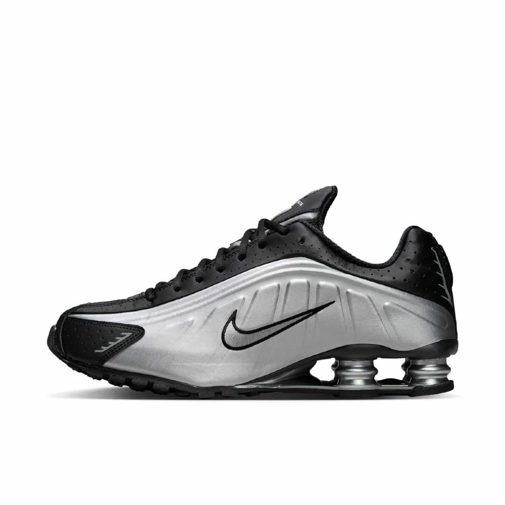 Nike Shox R4 Metallic Silver Black HQ1988-007
