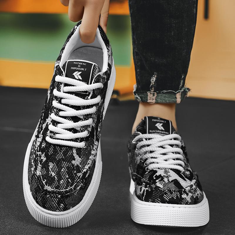 Men's Casual Shoes Four Seasons Breathable Canvas Shoes For Men Comfortable Flat Sneakers Man Vulcanize Shoes Outdoor Sneakers