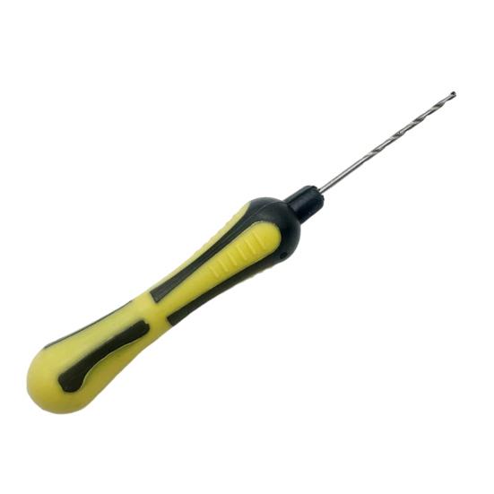 5Pcs Baiting Needles Crochet Hooks Set Non-Slip Handle Design Comfortable Grip Rigging Needles Carp Fishing Tackle Kit