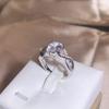 European and American Hand Jewelry Infinite Symbols Diamond Ring