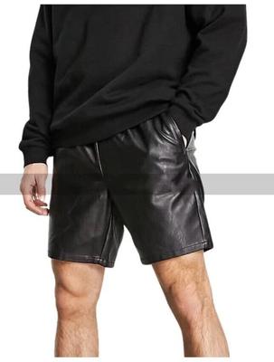 Sportovní Stylové Pravé Krátké Kalhoty Boxer Ručně Vyrobené Slavnostní Pravá Kůže Jehněčí Kůže