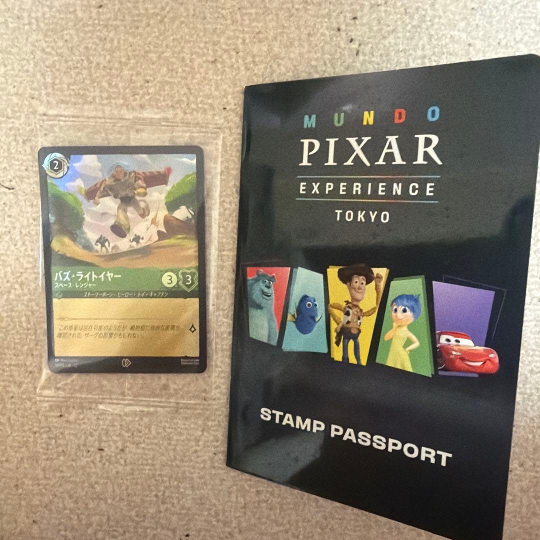 Used Pixar Exhibition Limited Disney Lorcana Promo Card Buzz Lightyear