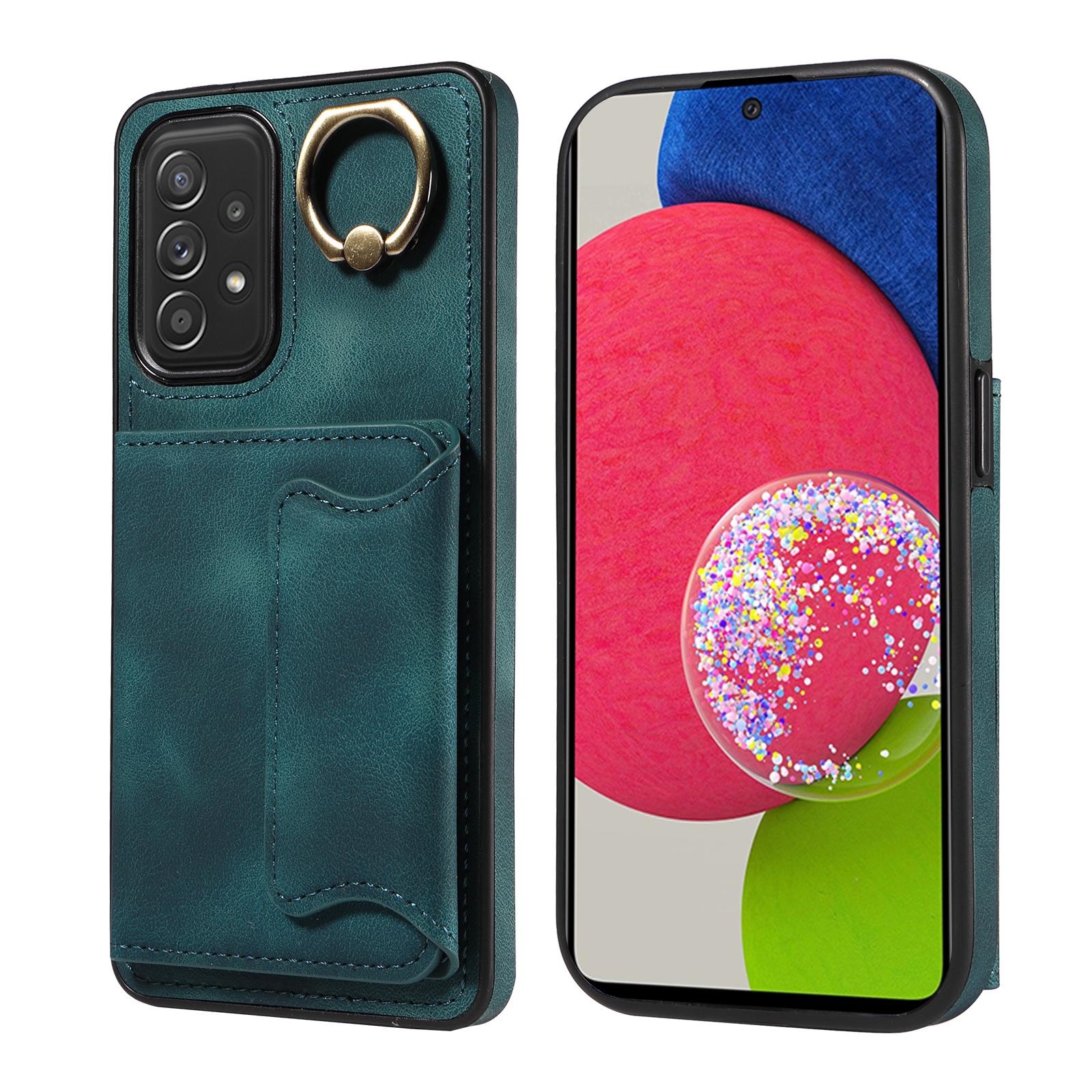 

Для Samsung Galaxy A52 (4G),A52 5G,A52s 5G Кольцо Кронштейн Держатель Карты Слоты Крышка Чехол Для Телефона Samsung Galaxy A52s 5G зелёный