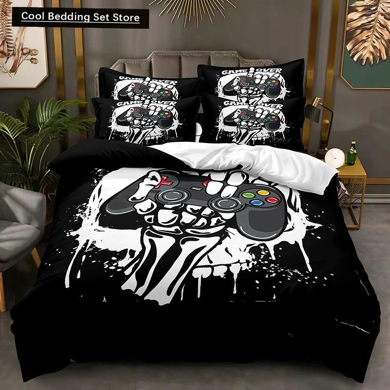 

Комплекты постельного белья для мальчиков Gamer, игровой комплект пододеяльников, чехол для видеоигр, комплект постельного белья с наволочкой для Playstation Designs 70x133cm 2pcs