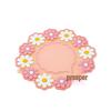 Gänseblümchen Floral Silikon Hitzebeständige Matte - Esstischunterlage, Verbrühschutz Topfuntersetzer, Schüsseluntersetzer, Untersetzer