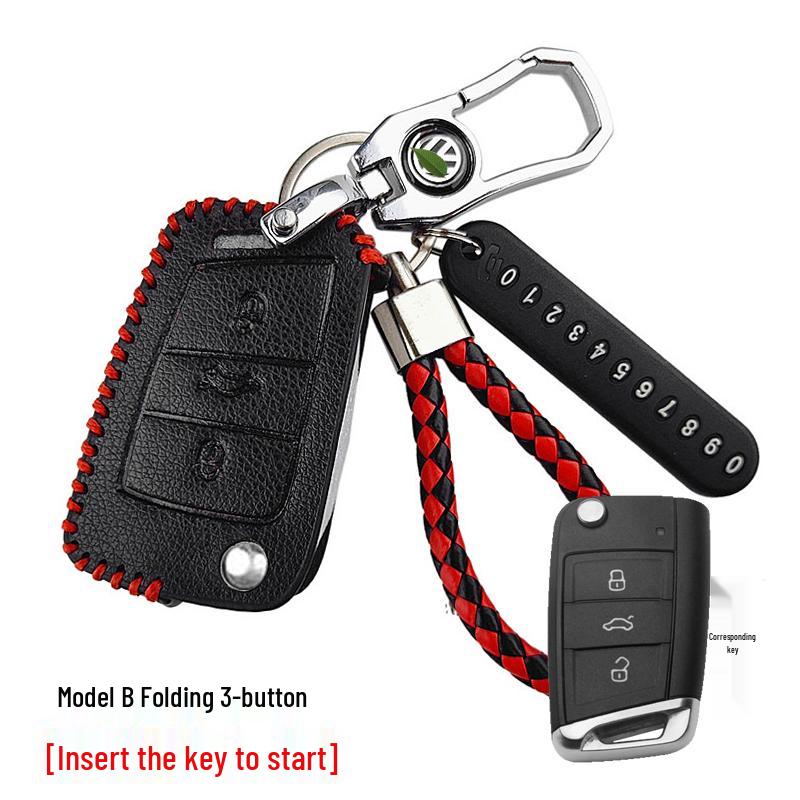 Volkswagen Key Cover for Lavida Plus, Sagitar, Bora, Jetta, Santana, Polo & 2023 Models
