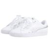 Puma Basket Low Top Kids Skate Shoes Kids Sneakers White 366847-02