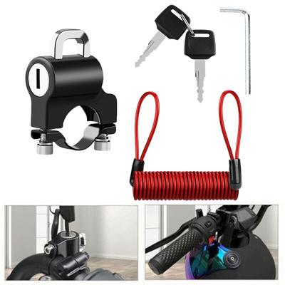 Замок для мотоциклетного шолома з мотузкою 5×4,5 см