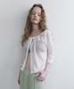 Morceau Par Morceau Lace Strap Knit Cardigan [White]
