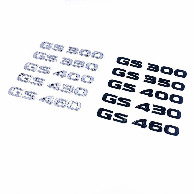 Autocollant Emblème Badge Lettres ABS 3D Coffre Arrière de Voiture Autocollant de Style Logo de Voiture